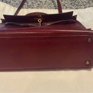 Burgundy Leather Handbag